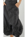 Rundholz - calf-length pants with low crotch and bubbles at the sides - black - 1251630104