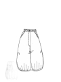 Rundholz - Handbemalte ballon leinen hose - 1251670105