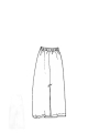 Rundholz - Weite seiden hose - 1251780101