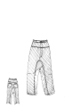 Rundholz DIP - Tulpenförmige denim hose - 1252030112