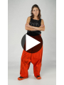 Rundholz DIP - Hand-painted straight wide denim pants - 1252030115