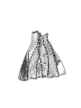 Rundholz DIP - Ausgestellter denim rock - 1252030305