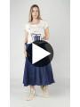Rundholz DIP - Flared denim skirt - 1252030305