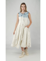 Rundholz DIP - Wadenlanges denim kleid - 1252030902
