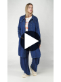 Bois rond DIP - Manteau denim ample - 1252031204