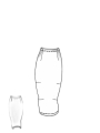 Rundholz DIP - Bananenförmiger baumwoll stretch rock - 1252110308