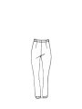 Rundholz DIP - Schmale leinen baumwoll stretch hose - 1252240107
