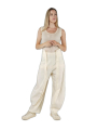 Rundholz DIP - Ballonförmige leinen baumwoll stretch hose - 1252240108