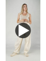 Rundholz DIP - Balloon-shaped linen cotton stretch pants - 1252240108