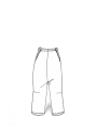 Rundholz DIP - Tulpenförmige leinen baumwoll stretch hose - 1252240112
