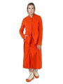 Rundholz DIP - Hüftlange leinen baumwoll stretch jacke - 1252241105
