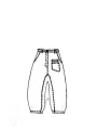 Rundholz DIP - Wadenlange joggjeans hose - 1252260103