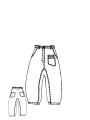 Rundholz DIP - Wadenlange joggjeans hose - 1252260103