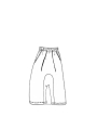 Rundholz DIP - Weite wadenlange thin french terry jogginghose - 1252280106