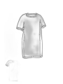 Rundholz DIP - Wadenlanges thin french terry kleid - 1252280902