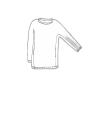 Rundholz DIP - Kurzes thin french terry kleid - 1252280904