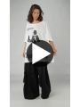 Rundholz DIP - Weites baumwoll jersey kleid mit platziertem druck - 1252300903