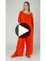 Rundholz DIP - Hip-length merino raccoon knit sweater - 1252330702