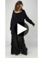 Rundholz DIP - Loose merino raccoon knit sweater - 1252330704