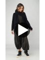 Rundholz DIP - Straight wide merino waschbär cardigan - 1252337107