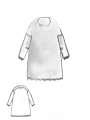 Rundholz DIP - Weites merino waschbär strickkleid - 1252337305