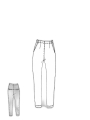 Rundholz DIP - Gerade schmale techno stretch hose - 1252390106