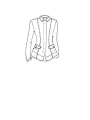 Rundholz DIP - Taillierte techno stretch jacke - 1252391107