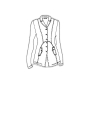 Rundholz DIP - Hüftlange techno stretch jacke - 1252391109