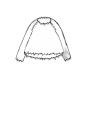 Rundholz DIP - Hüftlanger waschbär strick pullover - 1252400702