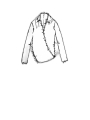 Rundholz DIP - Kurzer waschbär strick pullover mit schlaufe - 1252400703
