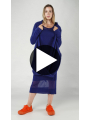 Rundholz DIP - Short raccoon knitted sweater with loop - 1252400703