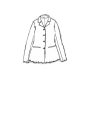 Rundholz DIP - Taillierte waschbär strickjacke - 1252407105