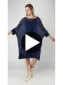 Rundholz DIP - Weites lyocell seiden jersey kleid - 1252420904