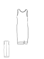 Rundholz DIP - Wadenlanges Lyocell Seiden Jersey Kleid - 1252420905