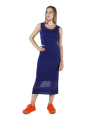 Rundholz DIP - Wadenlanges lyocell seiden jersey kleid - 1252420905