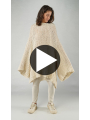 Rundholz DIP - Oversize papier stricktunika - 1252457004