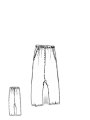 Rundholz DIP - Gerade weite cupro hose - 1252470103