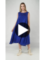 Rundholz DIP - Ausgestelltes cupro kleid - 1252470901