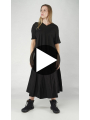 Rundholz DIP - Hüftlanges baumwoll crepe jersey t-shirt - 1252520505