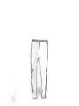 Rundholz DIP - Schmale baumwoll crepe jersey cupro hose - 1252560107