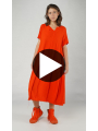 Rundholz DIP - Weites baumwoll crepe jersey cupro kleid - 1252560905