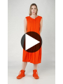 Rundholz DIP - Ballonförmiges baumwoll crepe jersey cupro kleid - 1252560910