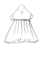 Rundholz DIP - Ausgestelltes baumwoll crepe jersey cupro kleid - 1252560913