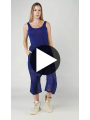 Rundholz DIP - Calf-length cotton voile pants - 1252580105