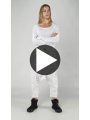 Rundholz DIP - Tulpenförmige baumwoll twill stretch hose - 1252600102