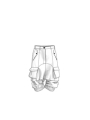 Rundholz DIP - Wadenlange baumwoll twill stretch hose - 1252600104