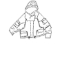 Rundholz DIP - Kastenförmige baumwoll twill stretch jacke - 1252601106