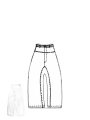 Rundholz DIP - Baggy indigo jersey hose - 1252620111