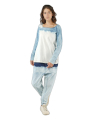 Rundholz DIP - Gerades schmales indigo jersey t-shirt - 1252620507