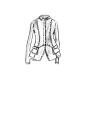 Rundholz DIP - Taillierte hemp baumwoll jersey jacke - 1252661101